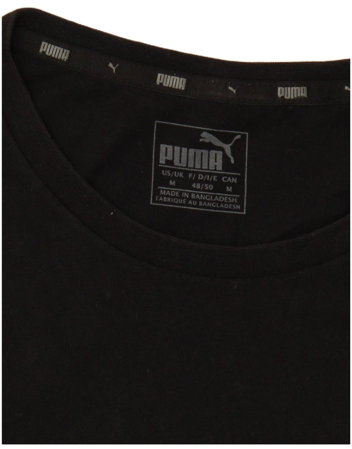 Męski T-shirt Puma z grafiką, średni czarny