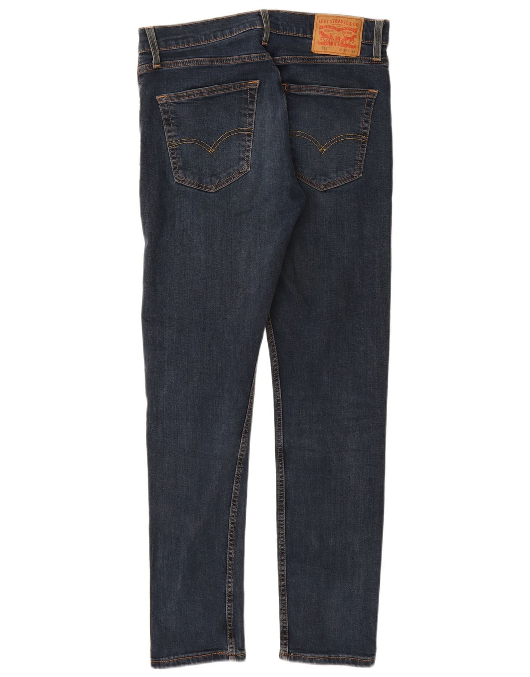 Męskie jeansy LEVI'S 512 Slim Tapered W33 L32 Granatowa bawełna