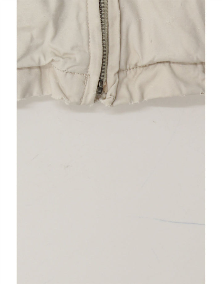 Męska kurtka bomberka TOMMY HILFIGER UK 42 XL, biała bawełna