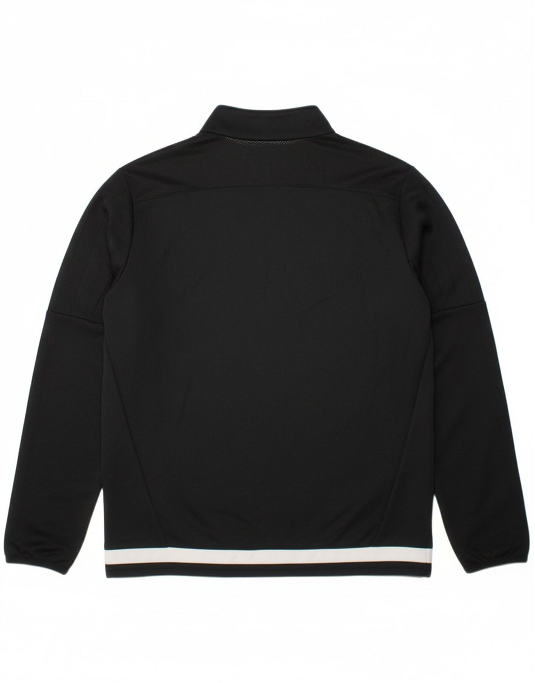 ADIDAS Boys Climacool Pullover Tracksuit Top 9-10 Years Black Colourblock