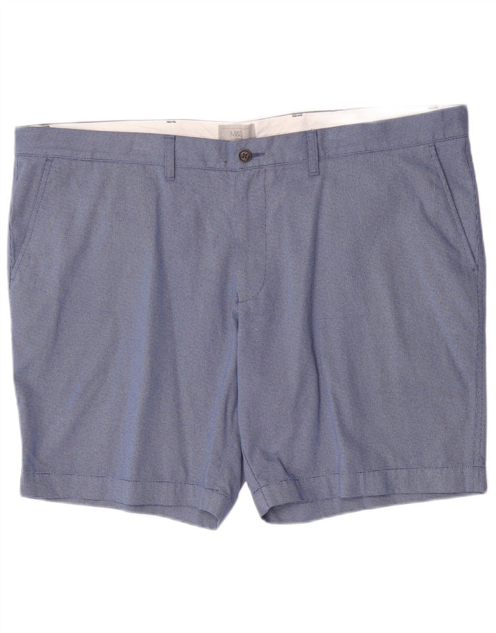 Marks & Spencer Męskie spodenki Chino W44 2XL Niebieskie, bawełniane