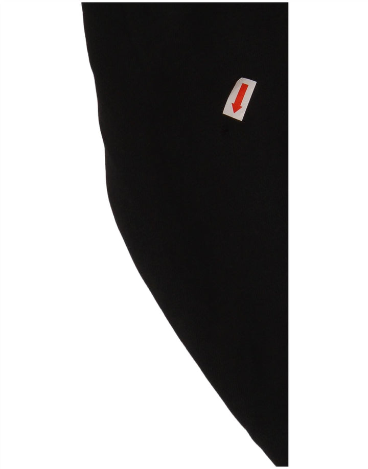 Damski sweter oversize z kapturem ADIDAS UK 6 XS, czarny, bawełniany