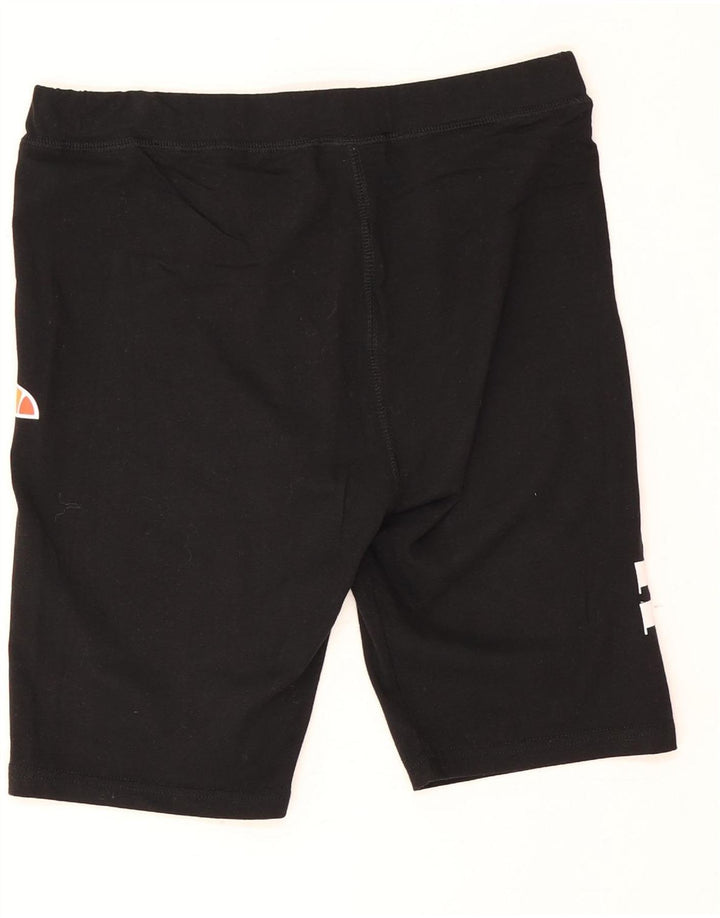 Damskie spodenki sportowe Ellesse Graphic UK 14, średnia czarna bawełna
