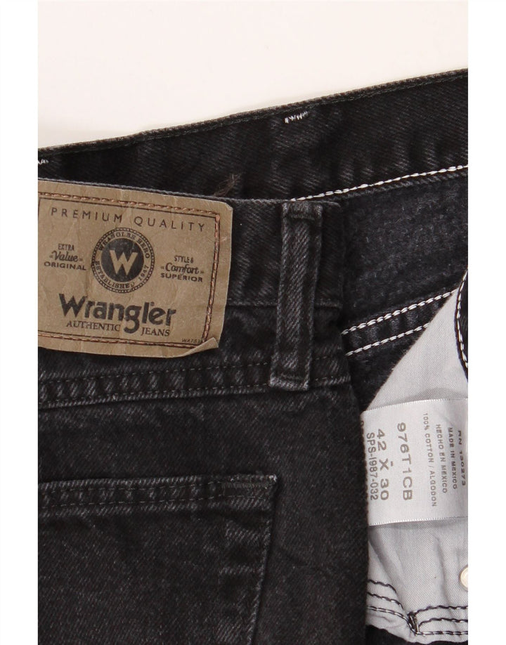 WRANGLER Mens Denim Shorts W42 2XL Black Cotton Vintage Wrangler and Second-Hand Wrangler from Messina Hembry 