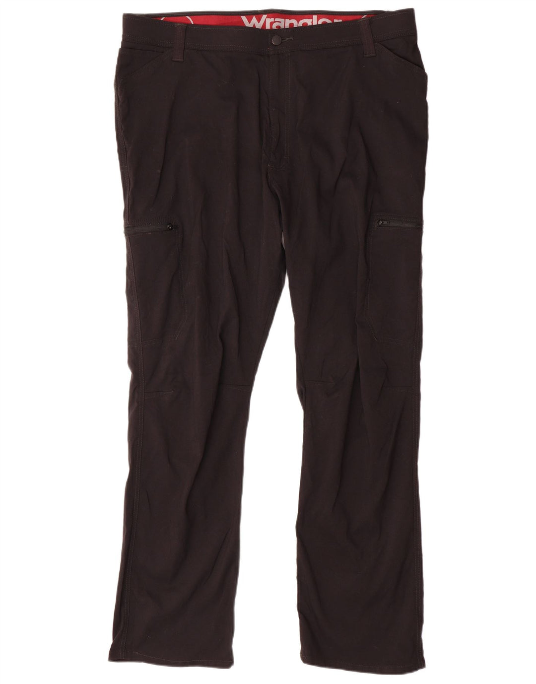 Damskie spodnie cargo WRANGLER W42 L30 z czarnego nylonu