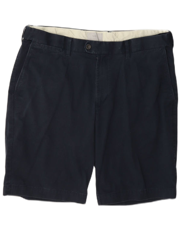 Męskie spodenki Chino Marks & Spencer W38 XL, granatowe, bawełniane