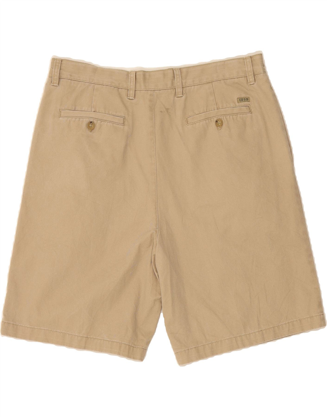 IZOD Mens Pegged Chino Shorts W36 Large Beige Cotton Vintage Izod and Second-Hand Izod from Messina Hembry 