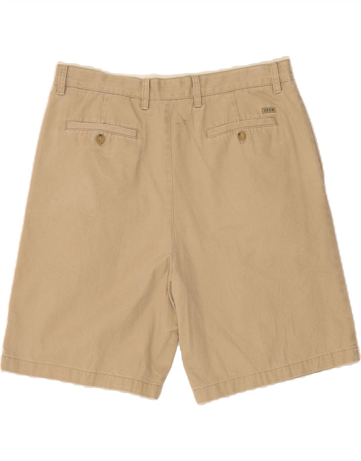 IZOD Mens Pegged Chino Shorts W36 Large Beige Cotton Vintage Izod and Second-Hand Izod from Messina Hembry 