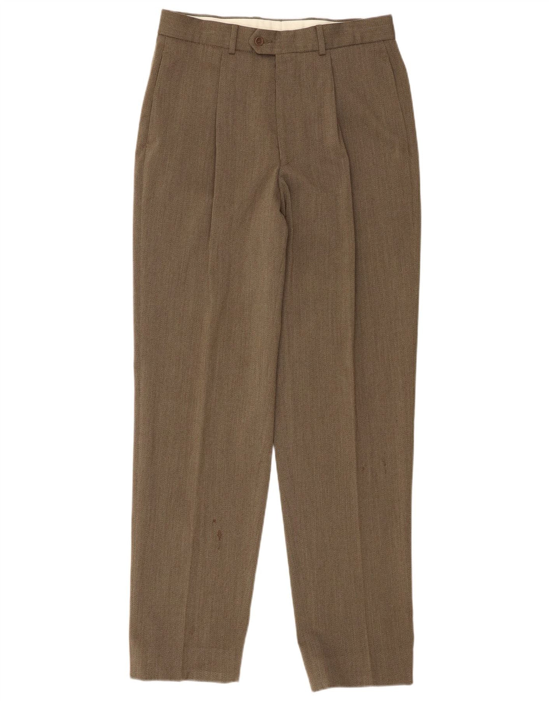 Marks & Spencer Męskie spodnie garniturowe W32 L33 Khaki, nowa wełna