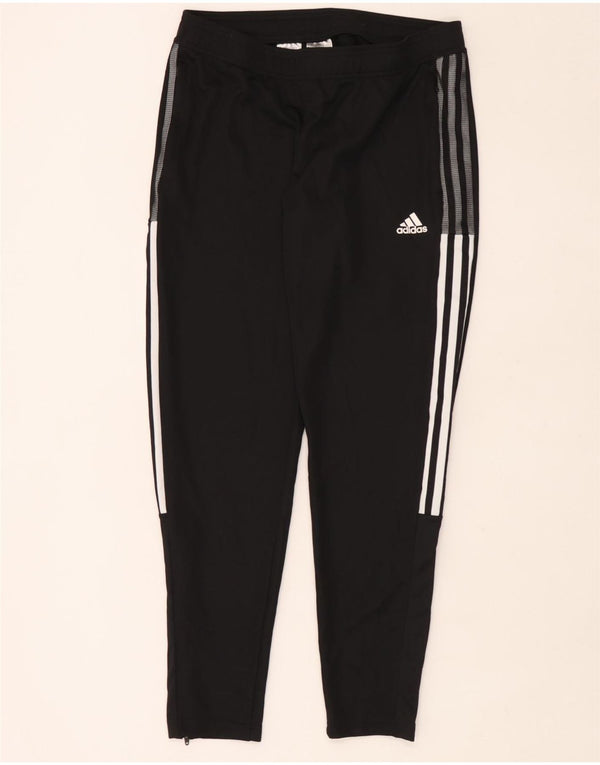 Damskie spodnie dresowe Adidas Aeroready UK 12/14 Średni czarny poliester
