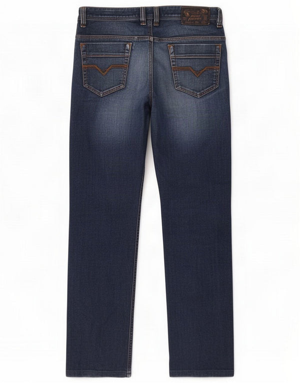 Diesel Męskie Safado Straight Jeans W30 L29 Granatowa Bawełna
