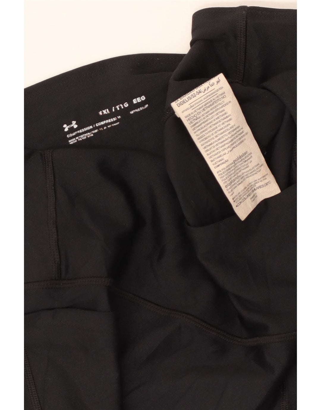 Legginsy damskie UNDER ARMOUR UK 20 2XL, czarny poliester