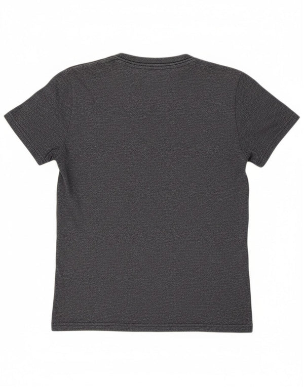 Męski T-shirt z grafiką Superdry, średni, granatowy, bawełniany cętki