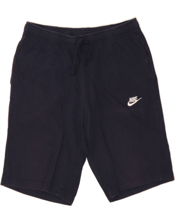 NIKE Mens Sport Shorts Large  Navy Blue Vintage Nike and Second-Hand Nike from Messina Hembry 