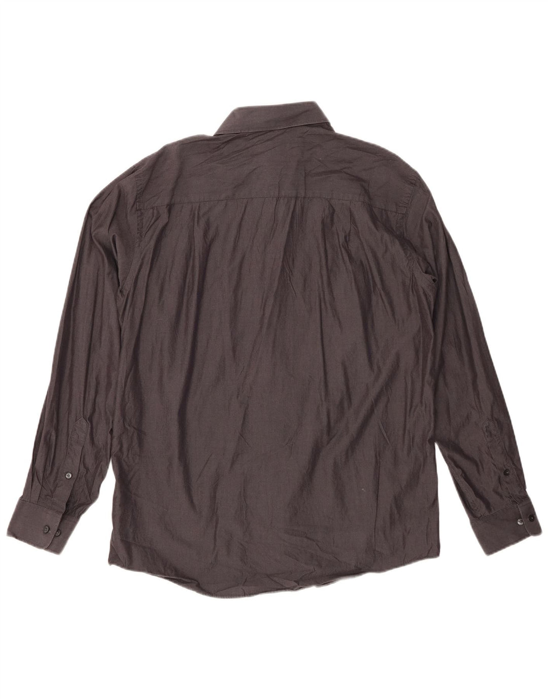 Koszula męska CALVIN KLEIN o dopasowanym kroju, rozmiar 16, duża, szara, bawełniana