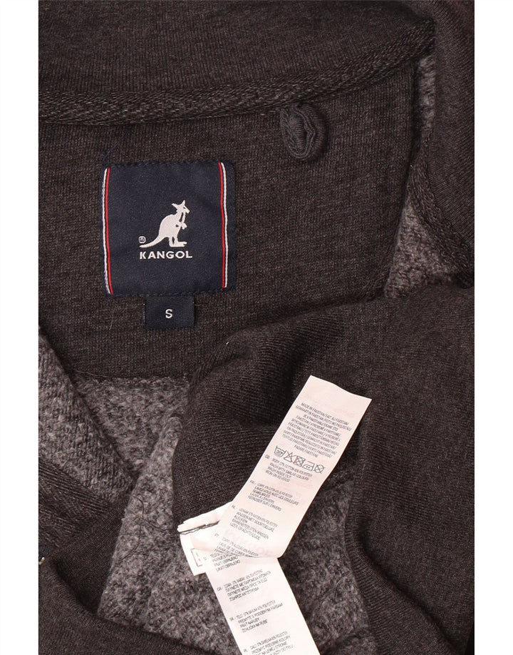 KANGOL Męska kurtka dresowa, mała, szara, bawełniana