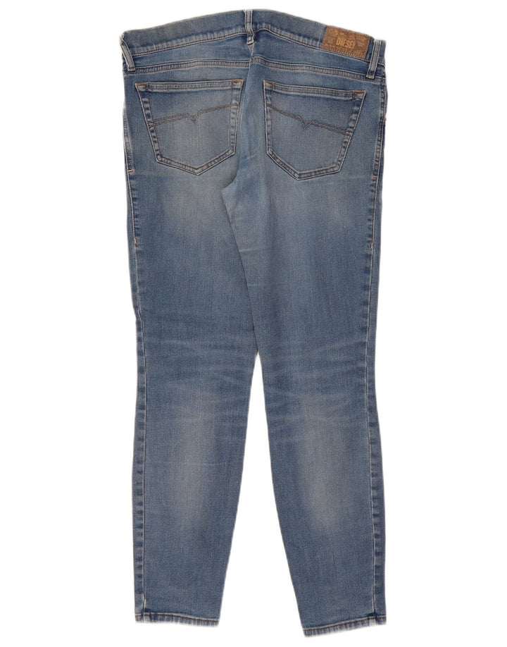 DIESEL Damskie jeansy skinny W30 L28 Niebieskie bawełniane