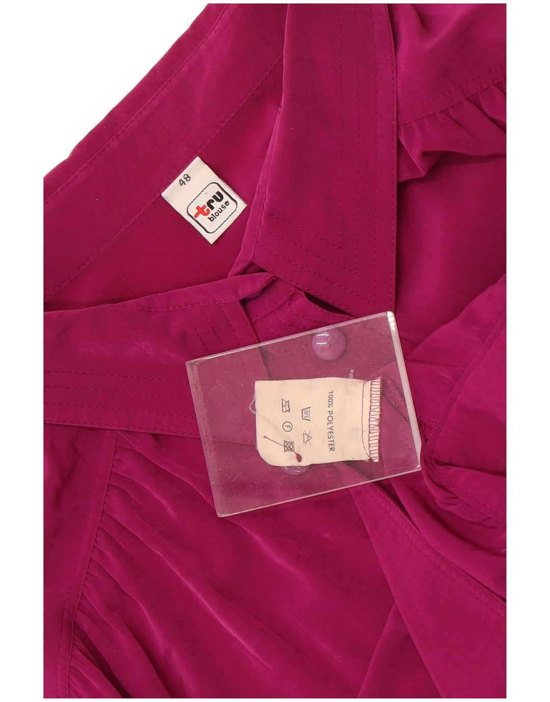 Damska bluzka koszulowa Tru IT 48 XL Fioletowy poliester