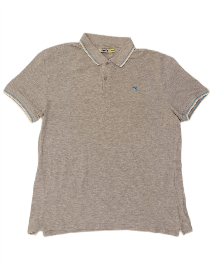 Męska koszulka polo Diadora 2XL szara