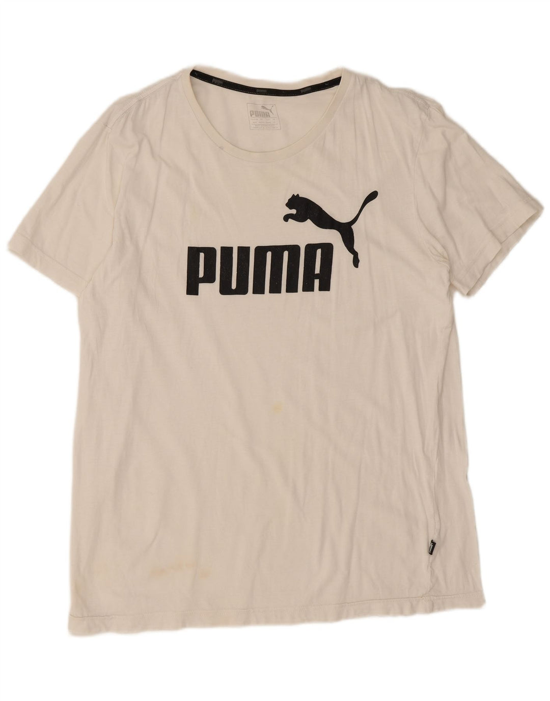 Męska koszulka z grafiką Puma Top, średnia biel
