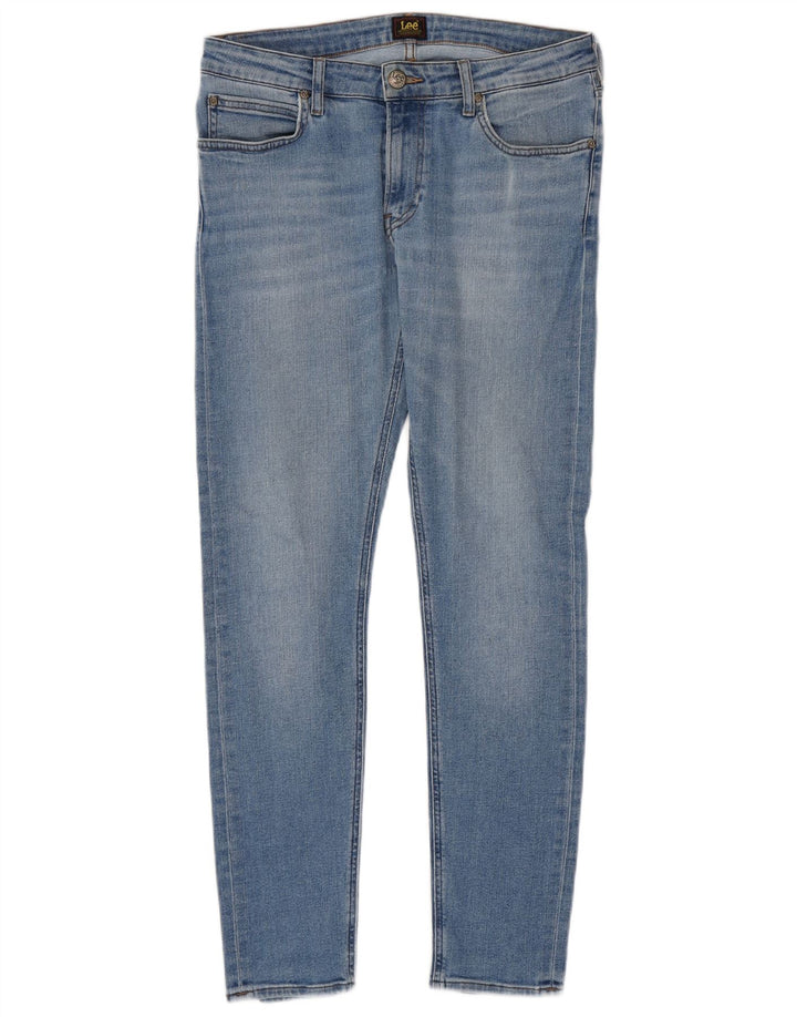 Damskie jeansy Lee Malone Skinny W32 L30 Niebieskie bawełniane