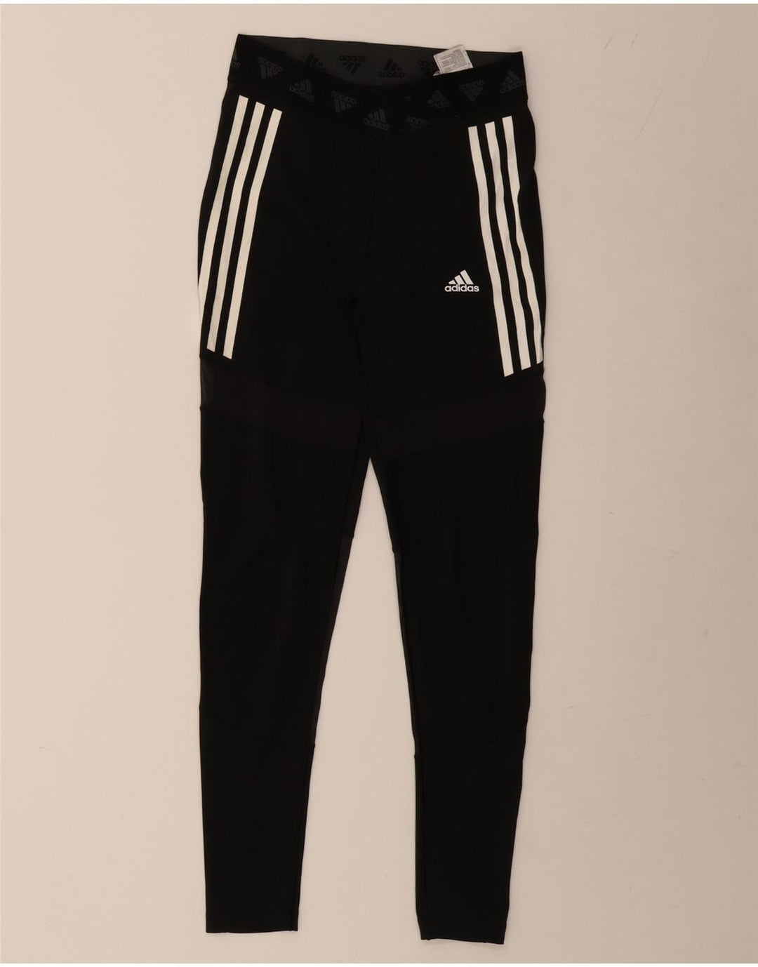 Damskie legginsy ADIDAS Aeroready Graphic UK 12/14, średni czarny poliester