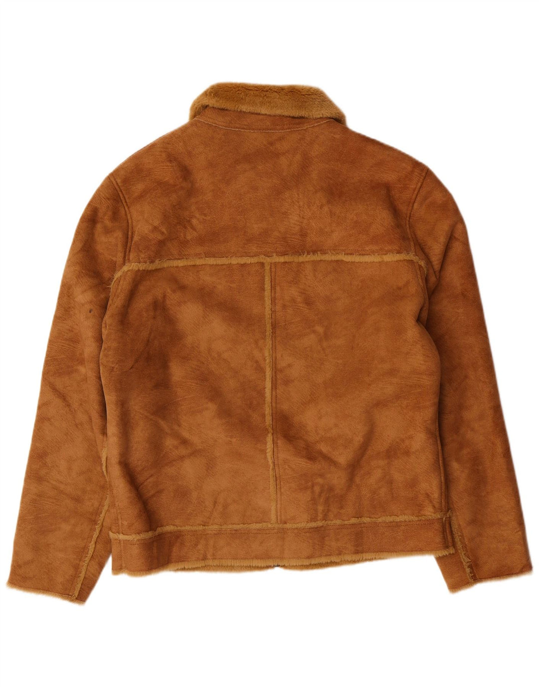 Kurtka zamszowa damska Mauritius Sherpa UK 18 XL brązowa