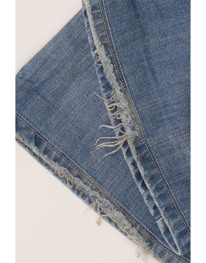 Damskie jeansy rozkloszowane Diesel W29 L30 Niebieskie bawełniane