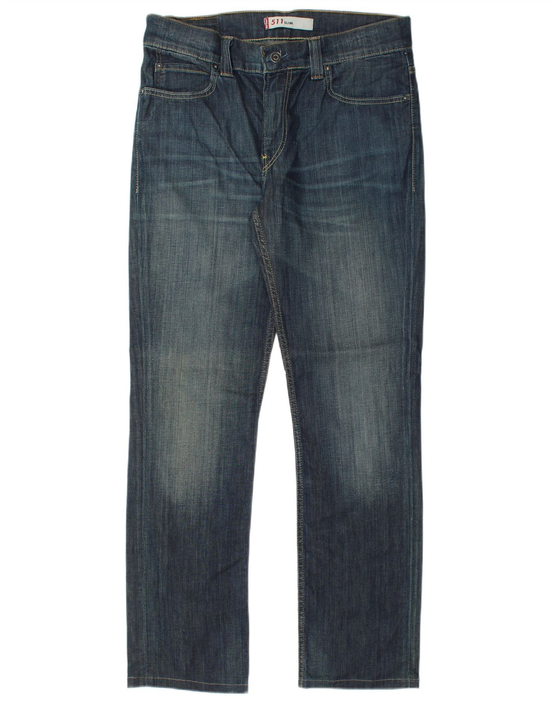 Męskie jeansy Levi's 511 Slim W36 L32 Niebieska bawełna