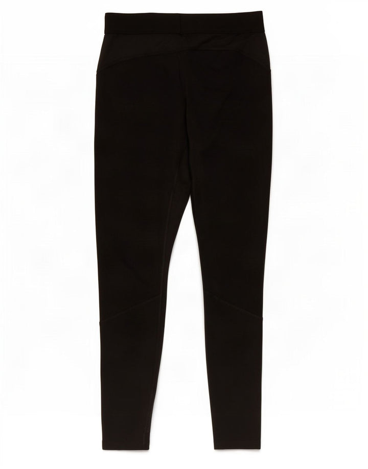 Damskie legginsy Adidas Tech Fit UK 16, duże, czarne, poliestrowe