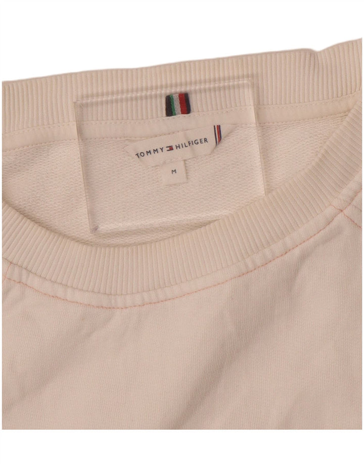 Damska bluza z rękawem 3/4 Tommy Hilfiger UK 14, średnia biel