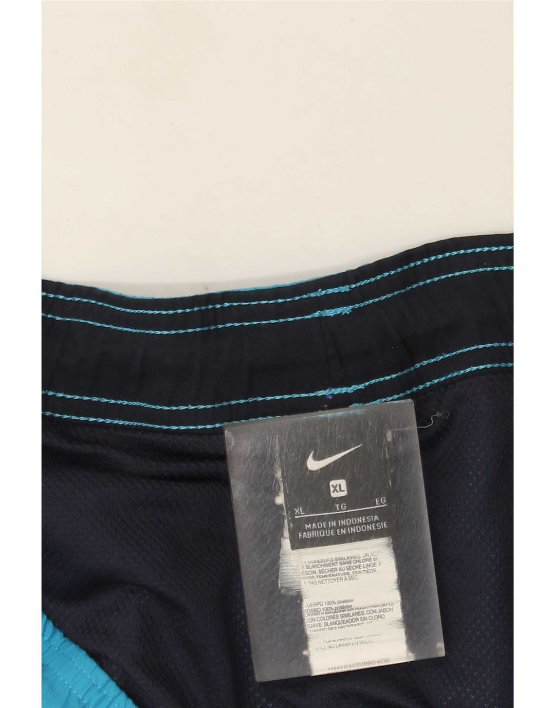 Męskie spodenki kąpielowe Nike XL, niebieskie, poliestrowe