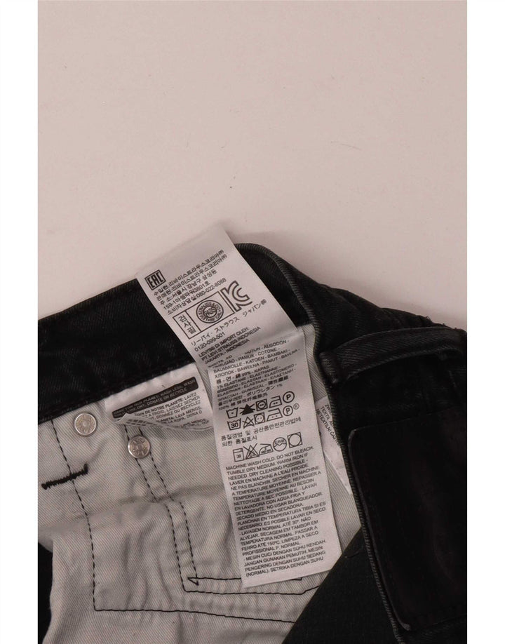 Męskie jeansy Levi's W36 L32 Czarne bawełniane