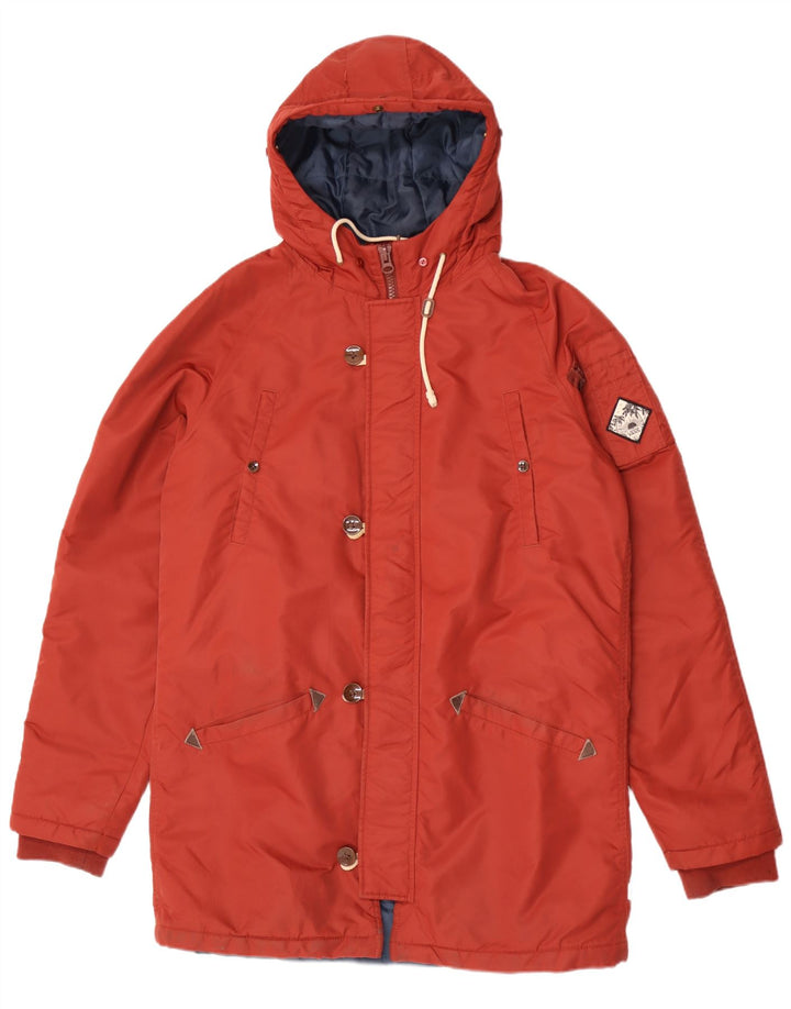 Męska kurtka parka z kapturem Vans UK 38, średni bordowy