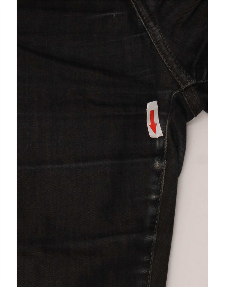 Damskie proste dżinsy Trussardi W28 L28 czarne