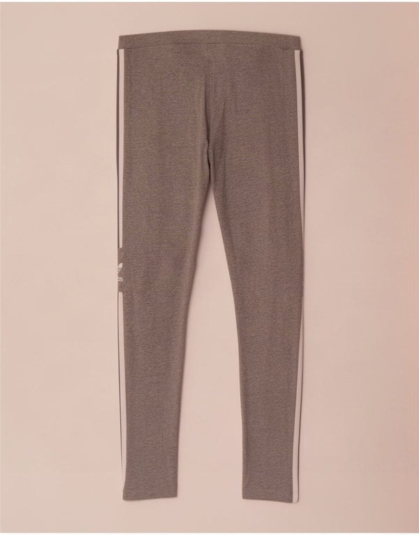 Legginsy damskie Adidas UK 14 Średnioszare, bawełniane