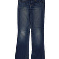 Damskie seksowne jeansy Bootcut Gap W26 L31 z niebieskiej bawełny