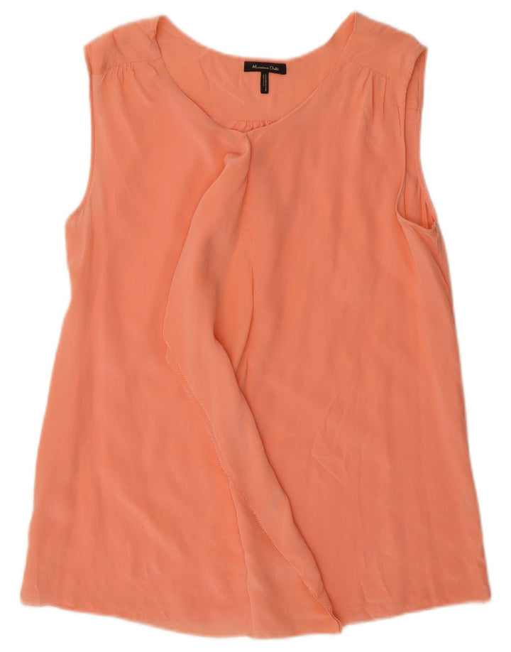 Damska bluzka bez rękawów Massimo Dutti Top UK 10 Small Pink