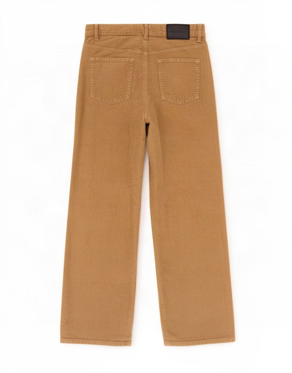 Marks & Spencer Womens High Waist Corduroy Trousers UK 12 Medium W28 L30 Br