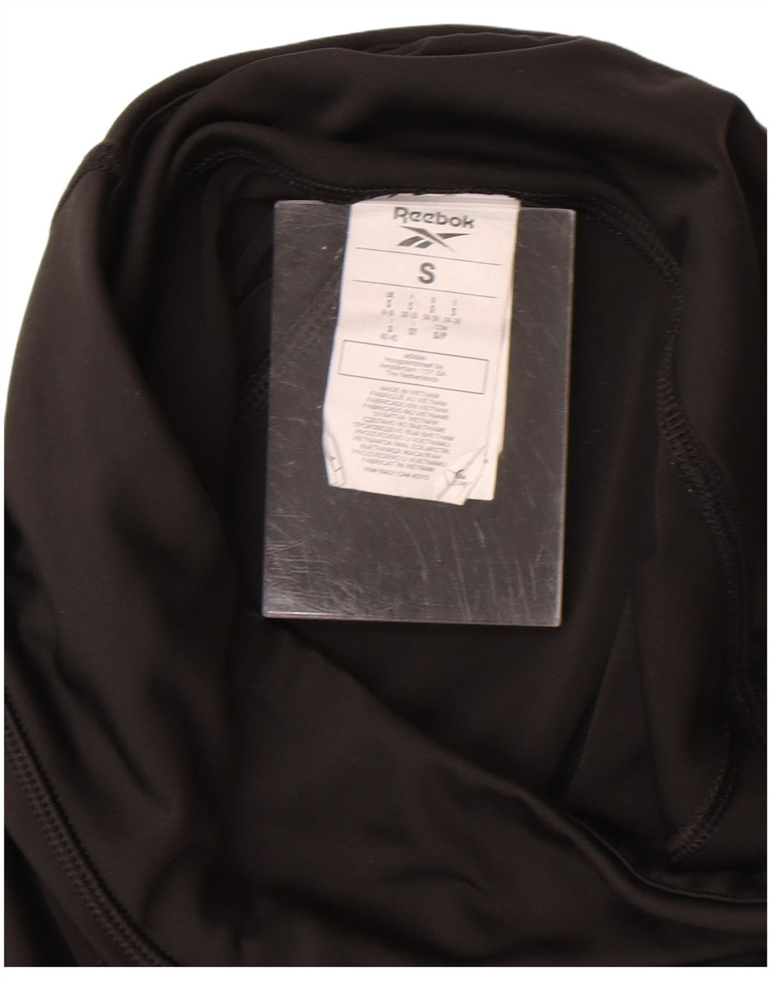 Legginsy damskie Reebok UK 8 Small, czarne, poliestrowe