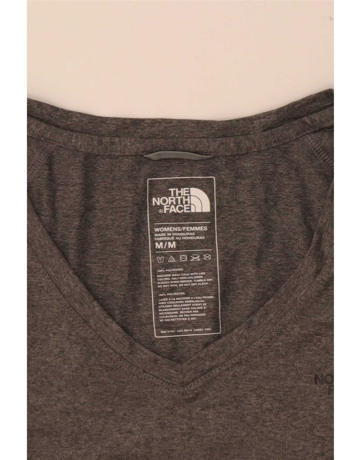 T-shirt damski The North Face UK 12, średni szary, nakrapiany poliester