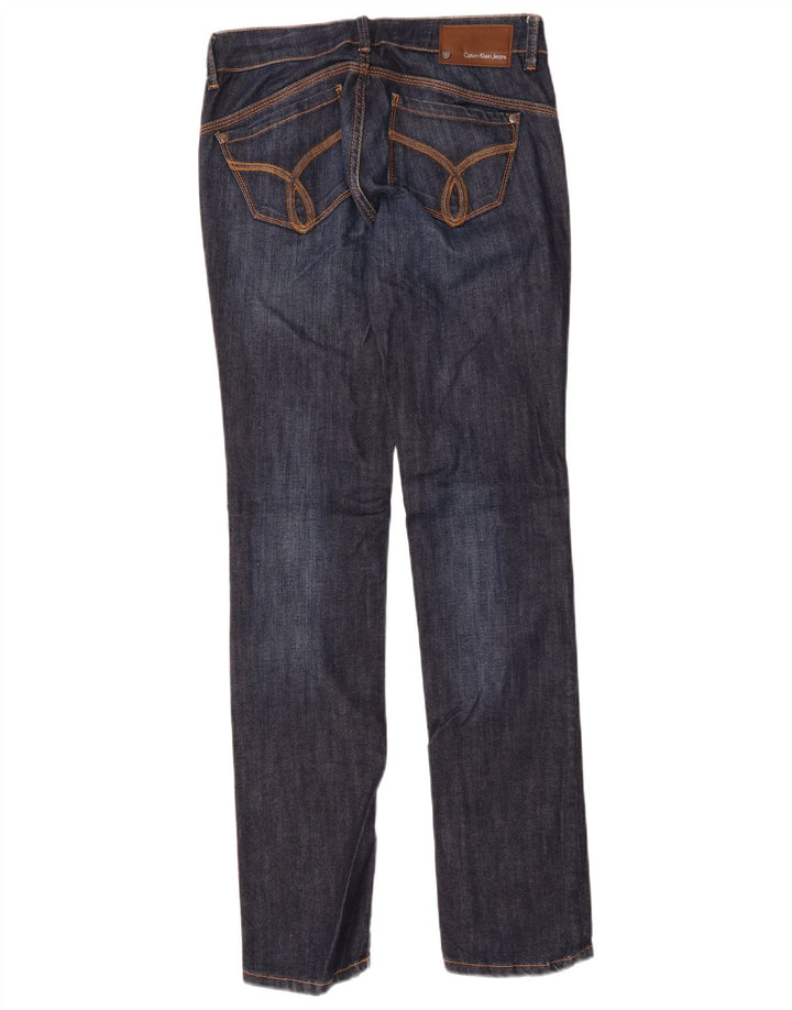 Damskie jeansy Calvin Klein Slim W30 L33 Granatowe