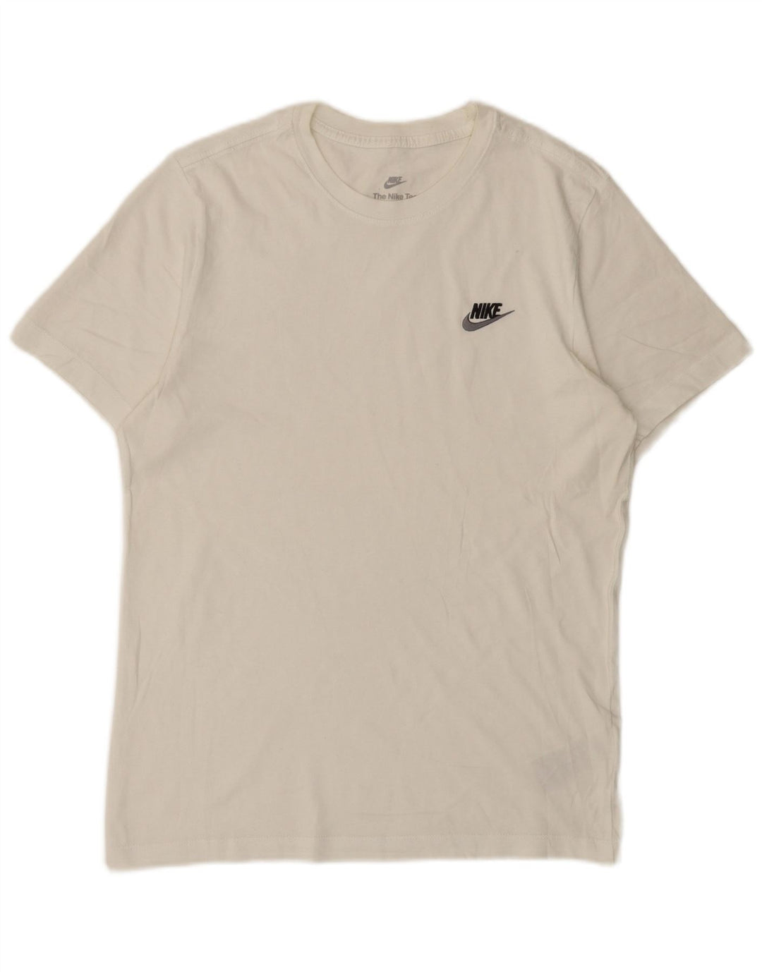 T-shirt męski Nike, mały, biały, bawełniany