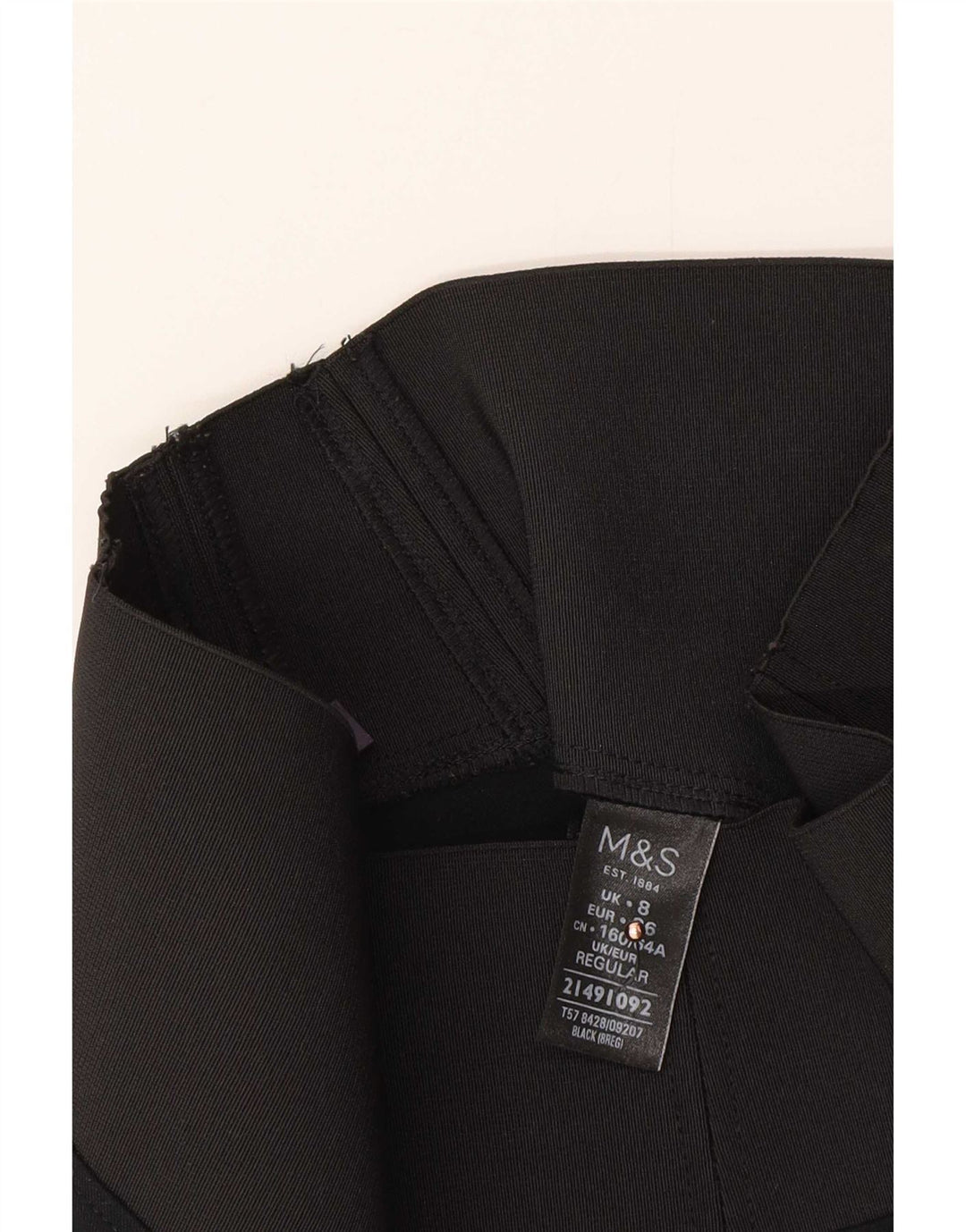 Legginsy damskie Marks & Spencer UK 8 Small, czarna wiskoza