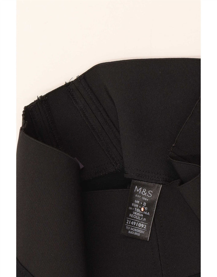 Legginsy damskie Marks & Spencer UK 8 Small, czarna wiskoza