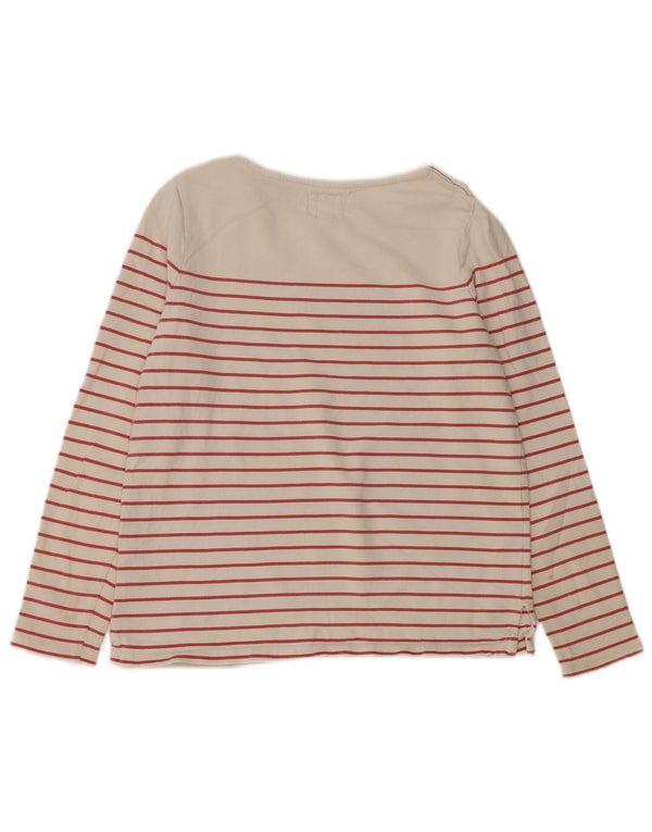 Top damski FAT FACE z długim rękawem, UK 8, małe, bawełniane w paski