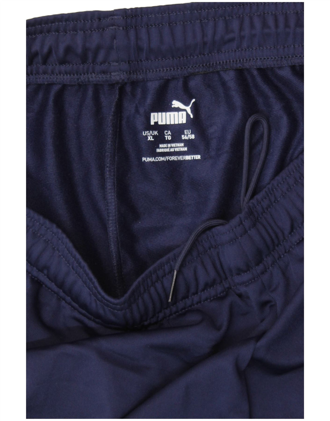 Męskie spodnie dresowe PUMA XL, granatowe, poliestrowe