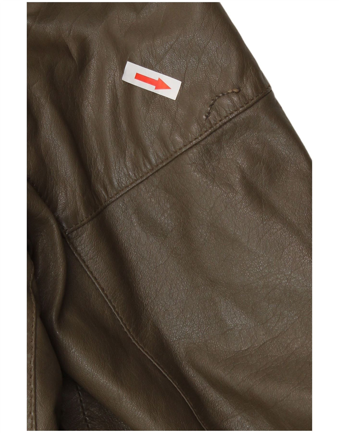 Vintage męska kurtka skórzana IT 50 duża skóra khaki