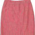 VINTAGE Womens Pencil Skirt W30 Medium  Pink Striped Vintage Vintage and Second-Hand Vintage from Messina Hembry 