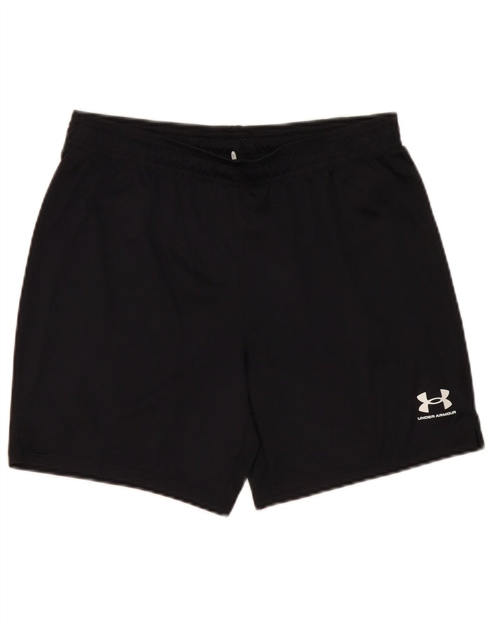 Chłopięce spodenki sportowe Under Armour 13-14 lat XL, czarny poliester